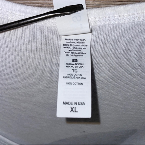 SHARK FACE GANG T-shirt Tank Top XL White Cotton Macklemore Ryan Lewis Brand New - Picture 7 of 7